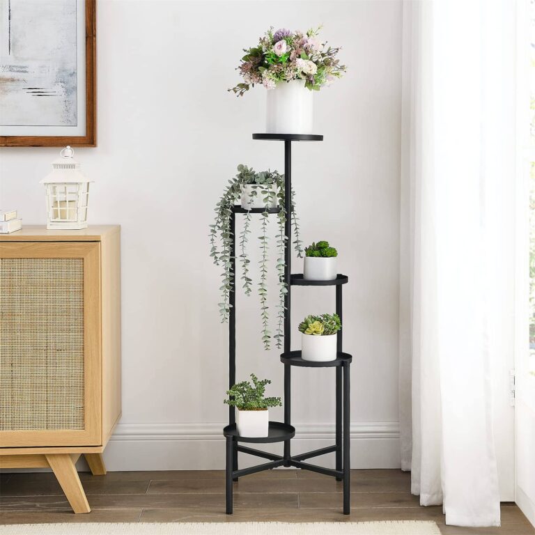 5 tier metal plant stand